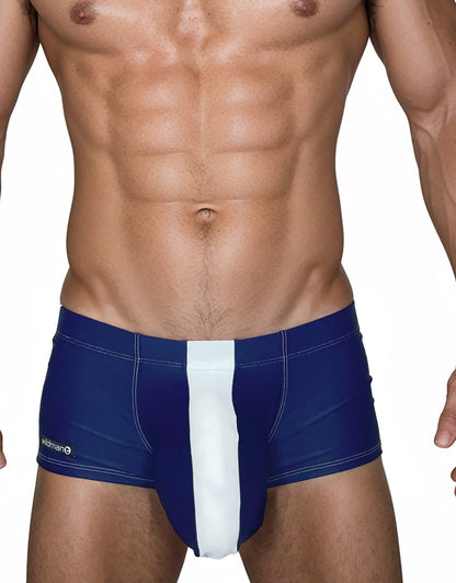 WILDMANT - Monster Cock Swim Square Cut Navy/White