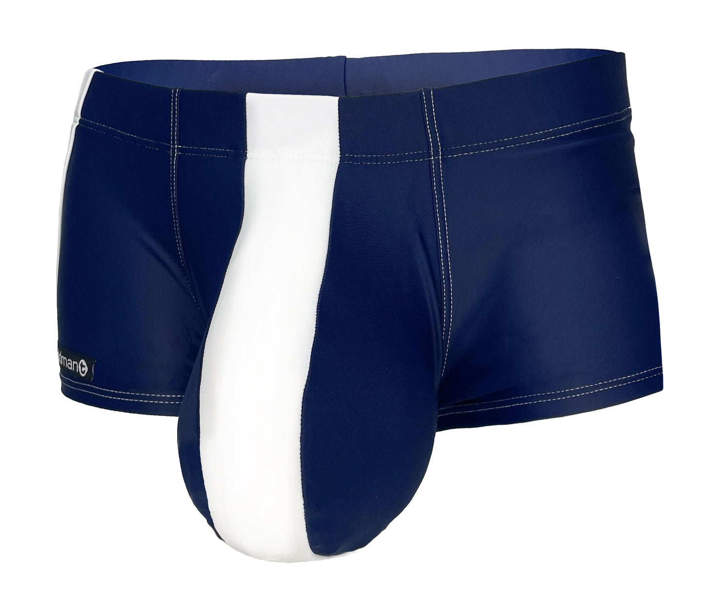 WILDMANT - Monster Cock Swim Square Cut Navy/White