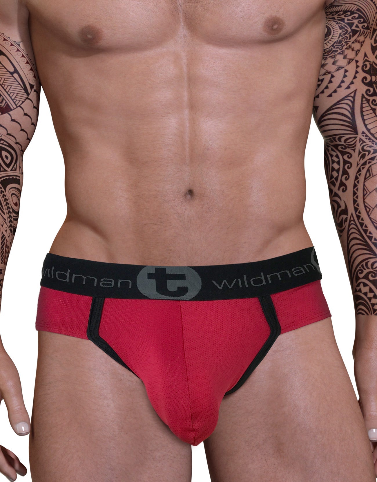 WILDMANT - Red Big Boy Pouch Brief