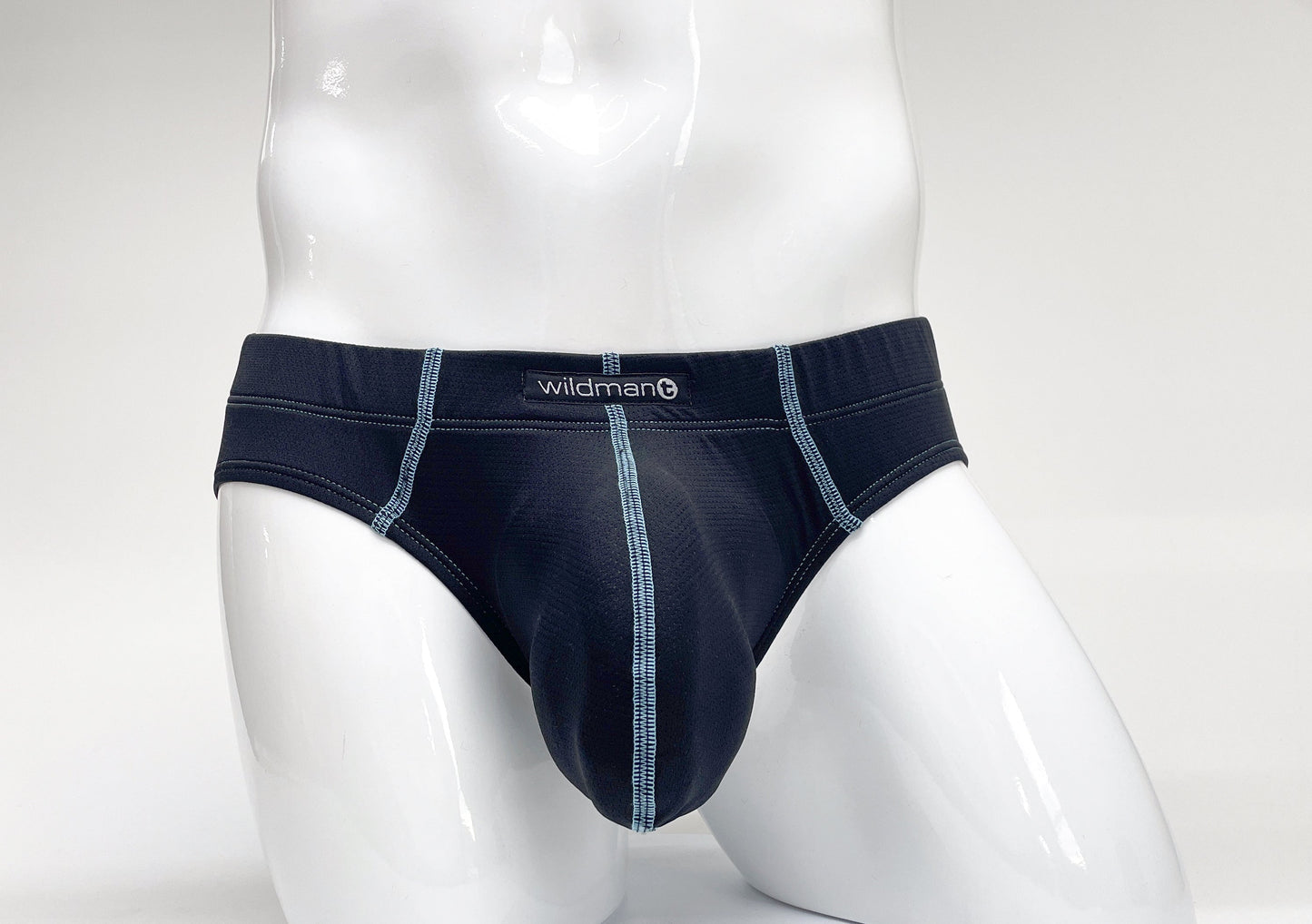WILDMANT - Stitch Big Boy Pouch Brief - Blue