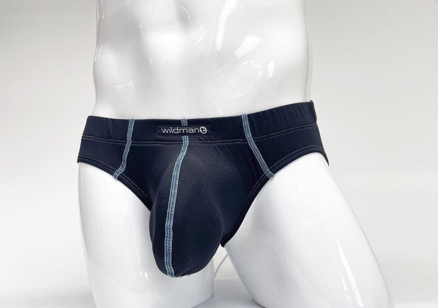 WILDMANT - Stitch Big Boy Pouch Brief - Blue