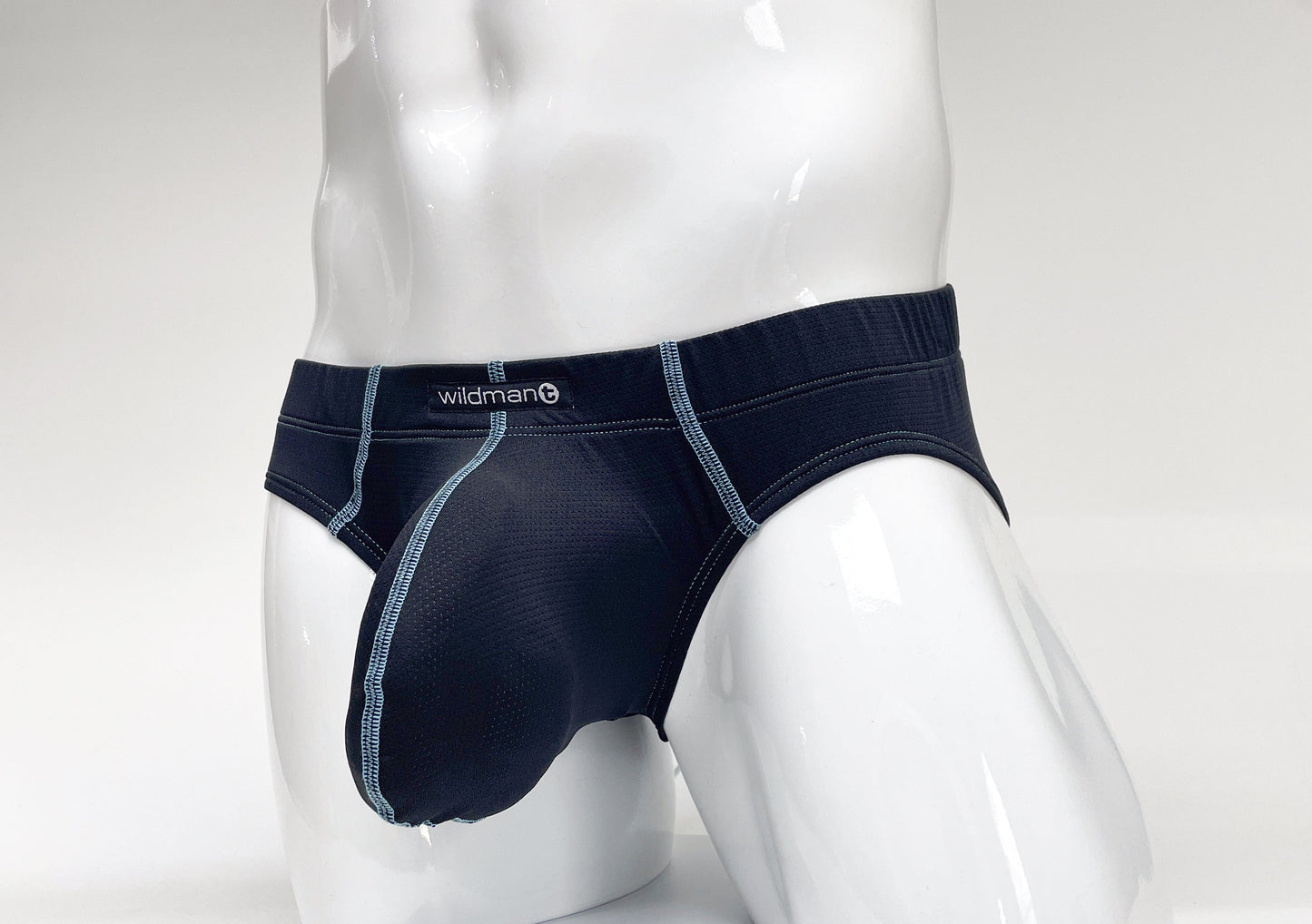 WILDMANT - Stitch Big Boy Pouch Brief - Blue