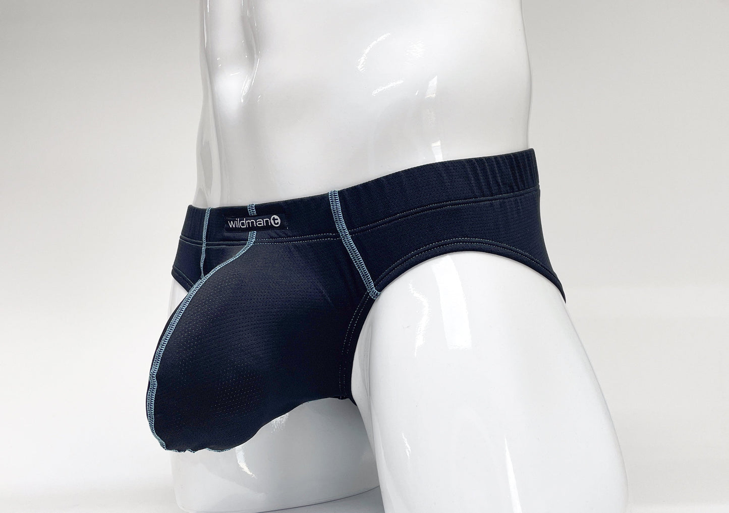 WILDMANT - Stitch Big Boy Pouch Brief - Blue