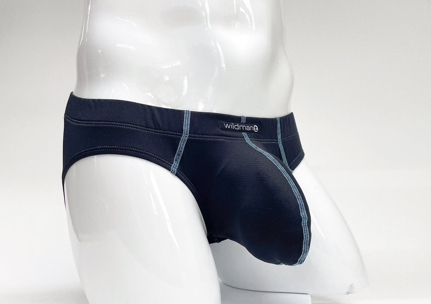 WILDMANT - Stitch Big Boy Pouch Brief - Blue