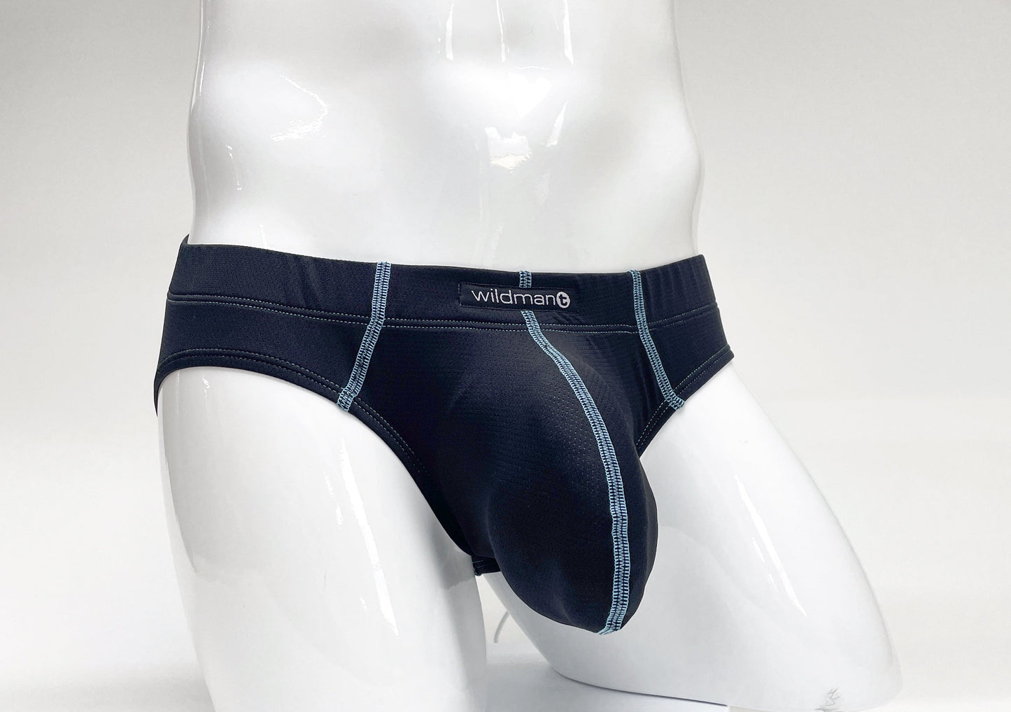 WILDMANT - Stitch Big Boy Pouch Brief - Blue
