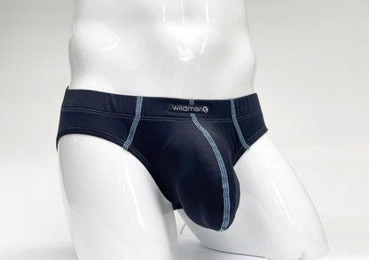 WILDMANT - Stitch Big Boy Pouch Brief - Blue