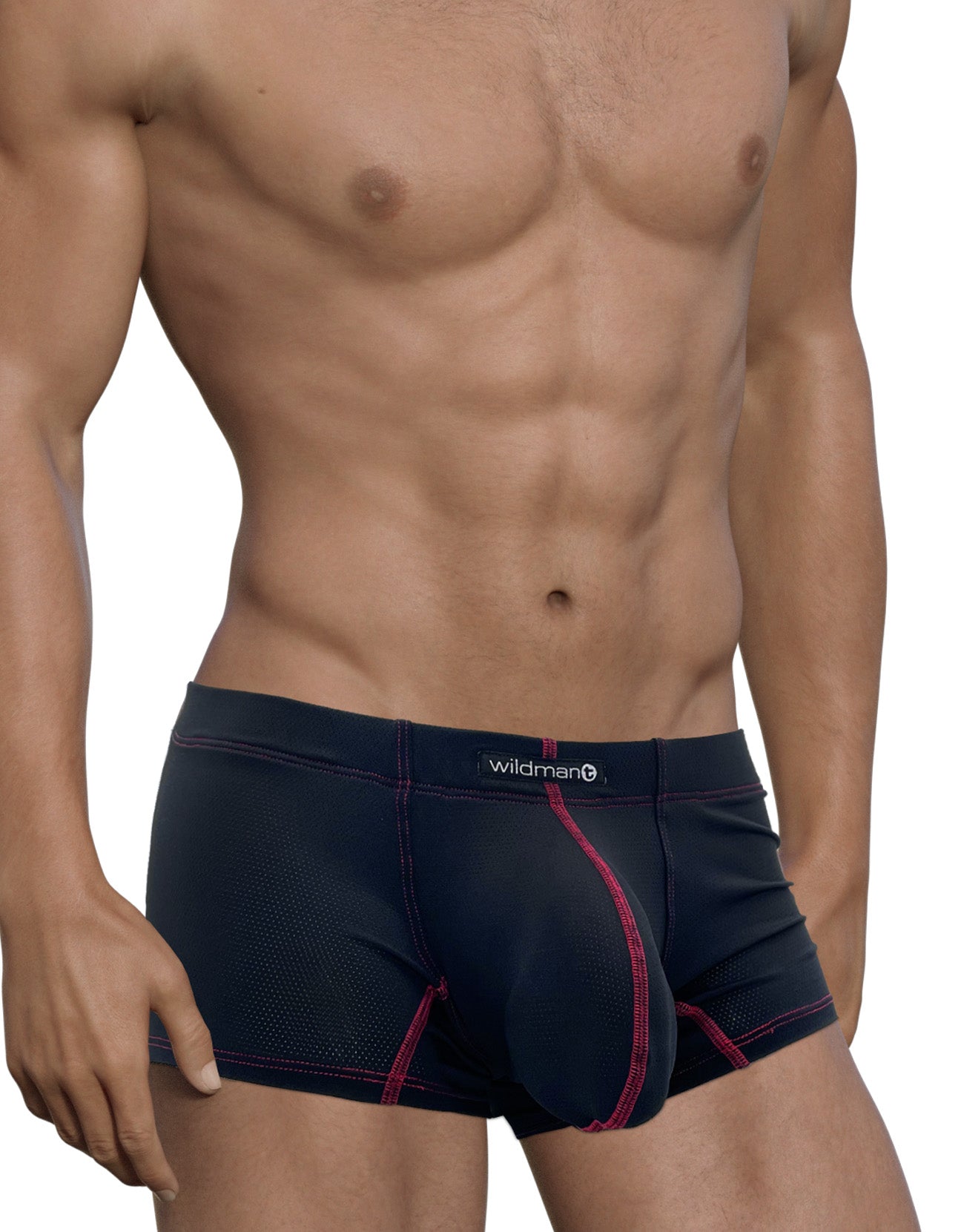 WILDMANT - Stitch Big Boy Pouch Boxer Brief - Red