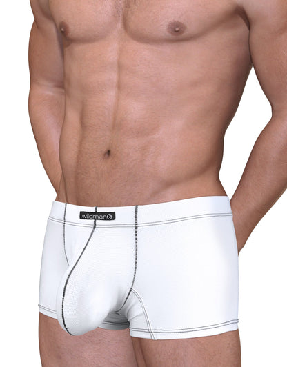 WILDMANT - Stitch Big Boy Pouch Boxer Brief - White
