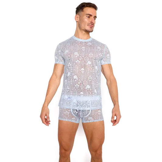 SKULL & BONES - Burnout Short Sleeve Shirt