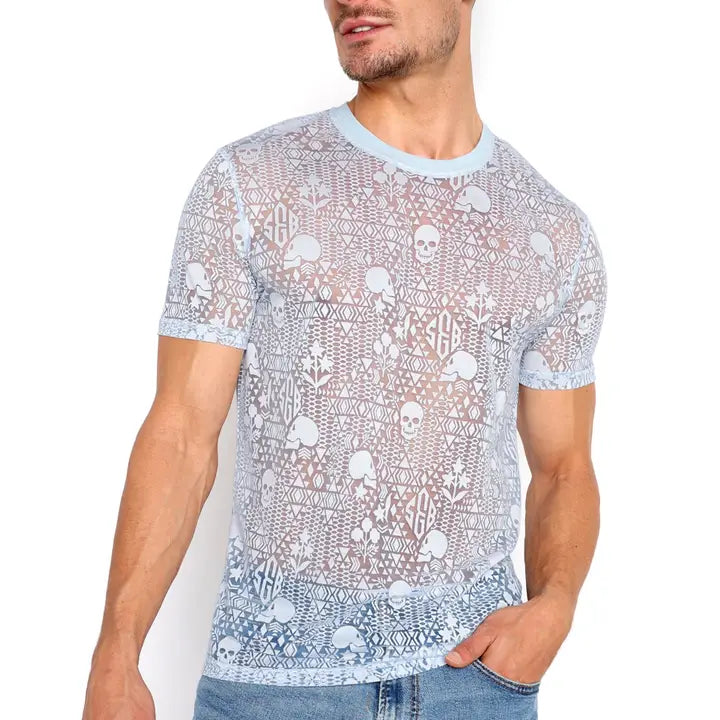 SKULL & BONES - Burnout Short Sleeve Shirt