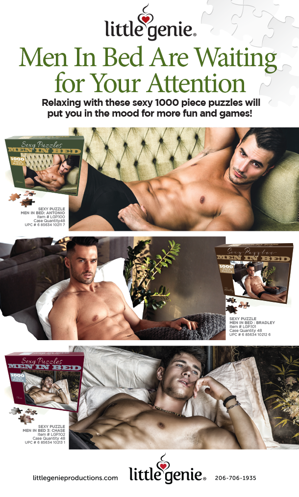 Sexy Men in Bed Puzzle - Bradley