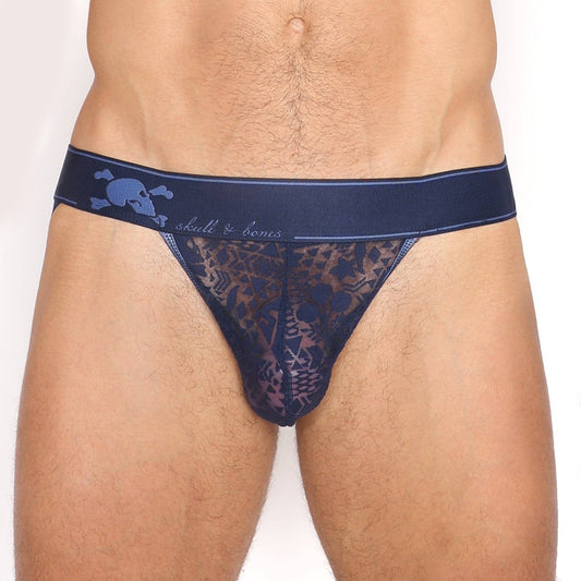 SKULL & BONES - Burnout Jock Navy