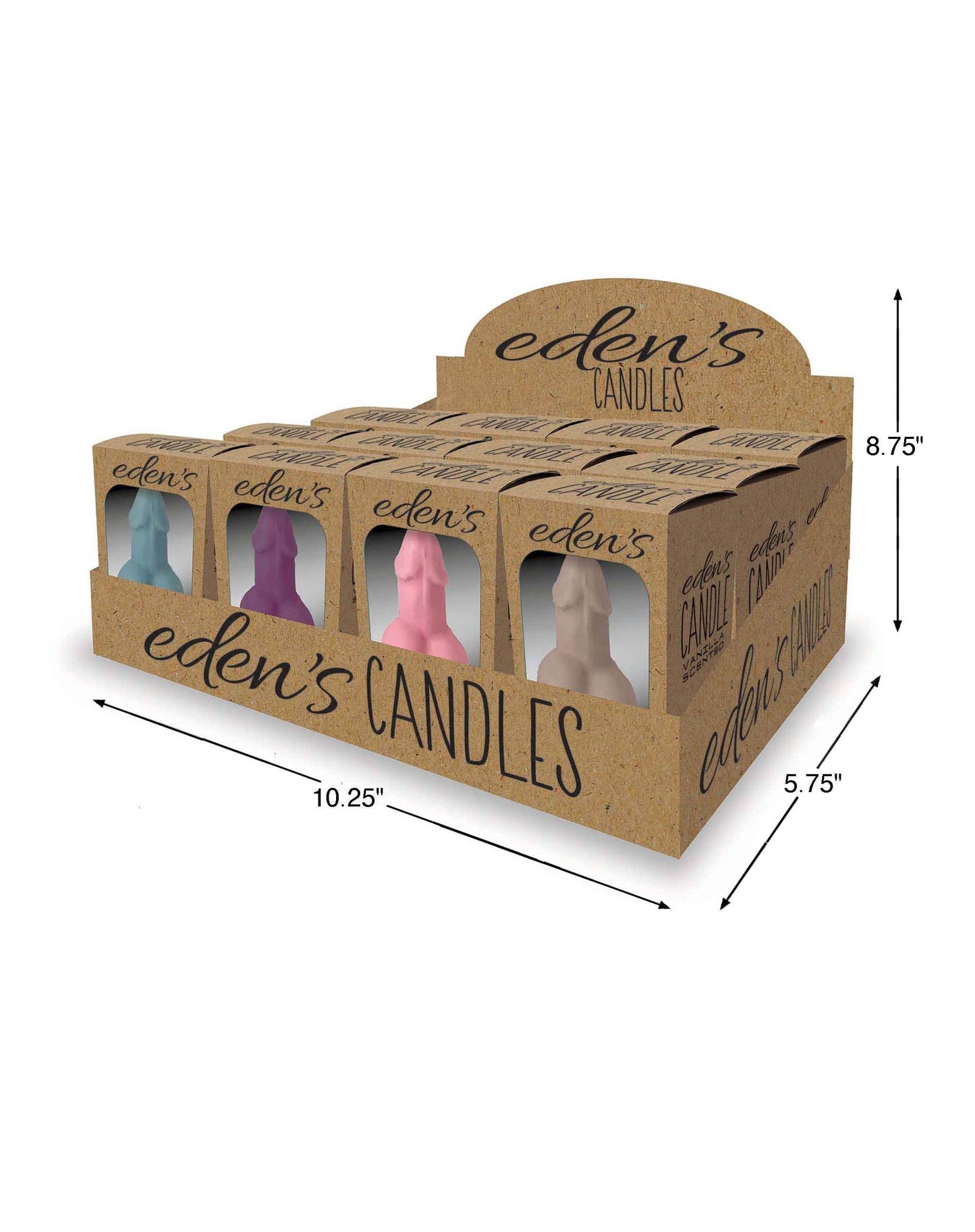 Eden’s Candle - Vanilla Scented Penis POP Candle