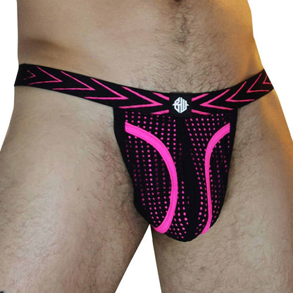 BREEDWELL - Dickmatized Thong | Neon Pink/Green