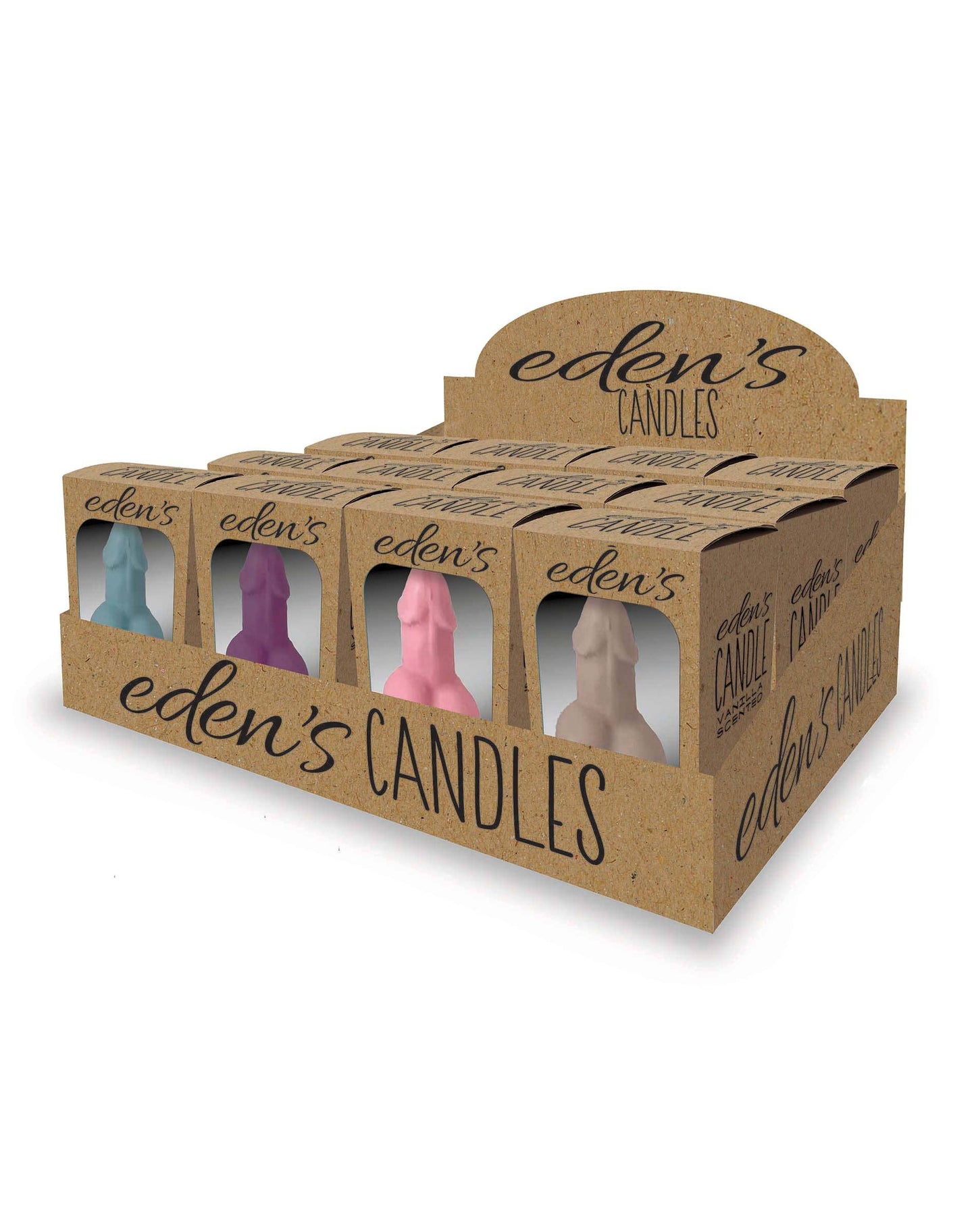 Eden’s Candle - Vanilla Scented Penis POP Candle