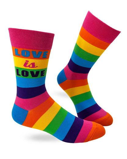 FABDAZ - Love is Love Men's Novelty Crew Socks