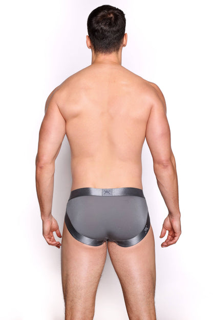 SKULL & BONES - Lift Sport Brief Grey