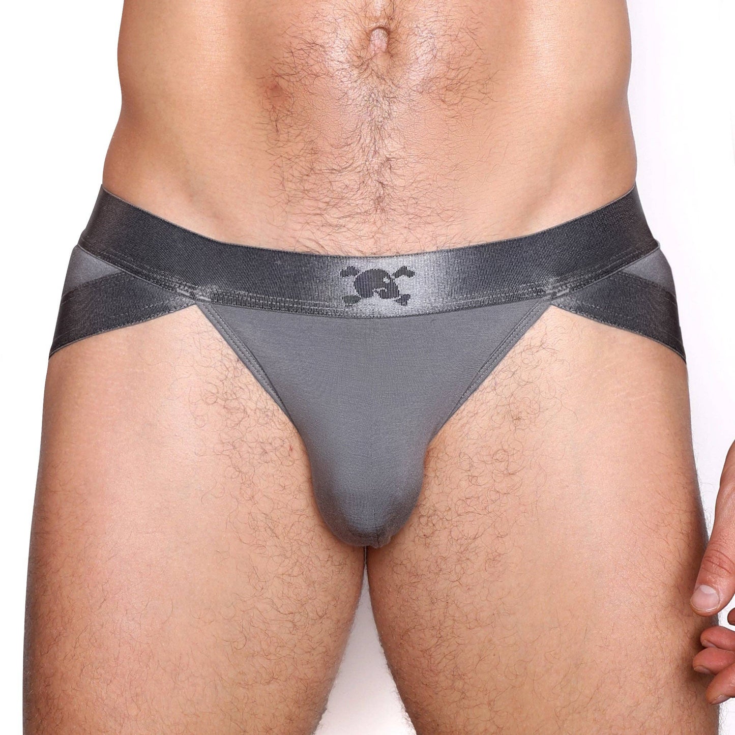 SKULL & BONES - Lift Sport Brief Grey
