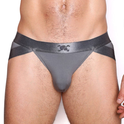 SKULL & BONES - Lift Sport Brief Grey