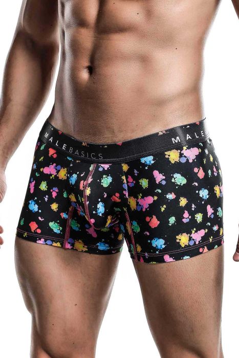 MALEBASICS - Hipster Black Splash Trunk