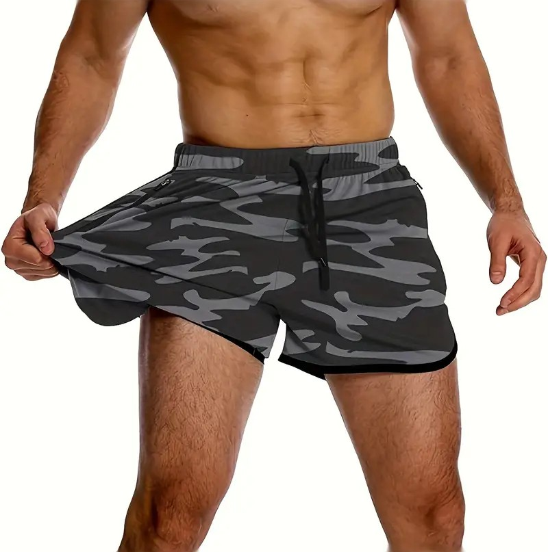 OEBLD - Mens Quick-Dry Loose Fit Active Sports Shorts