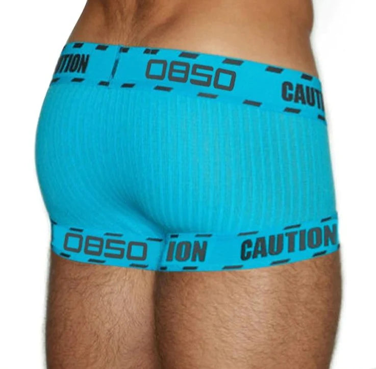 BS Brand -  Wide Band CAUTION Trunk Boxer