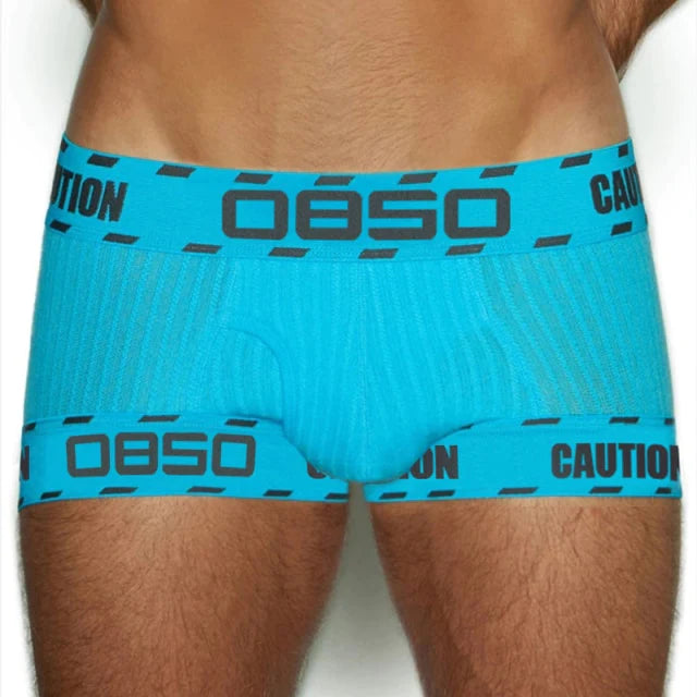 BS Brand -  Wide Band CAUTION Trunk Boxer
