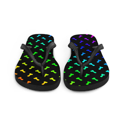 FALLEN ANAGEL - Penis Pop Art Flip-Flops