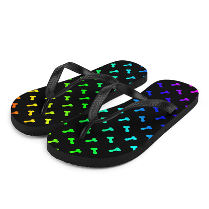 FALLEN ANAGEL - Penis Pop Art Flip-Flops