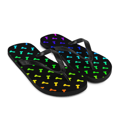 FALLEN ANAGEL - Penis Pop Art Flip-Flops