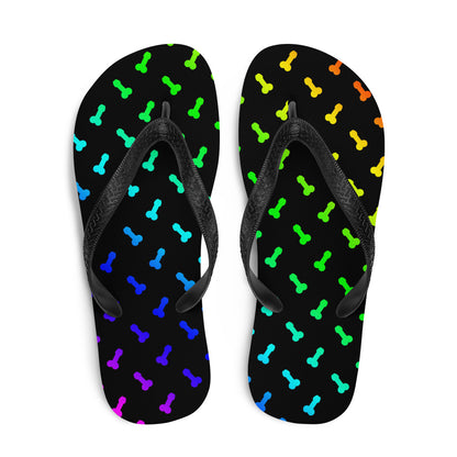 FALLEN ANAGEL - Penis Pop Art Flip-Flops