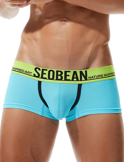 SEOBEAN - Low Rise Nylon Mesh Boxer Brief