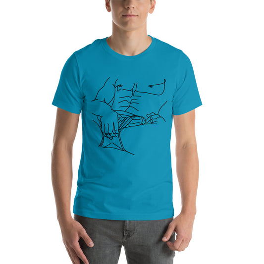 FALLEN ANGEL - Graphic Mens T-Shirt "Excited"