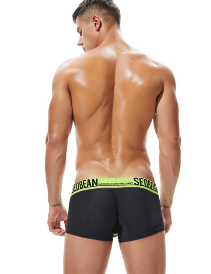 SEOBEAN - Low Rise Nylon Mesh Boxer Brief