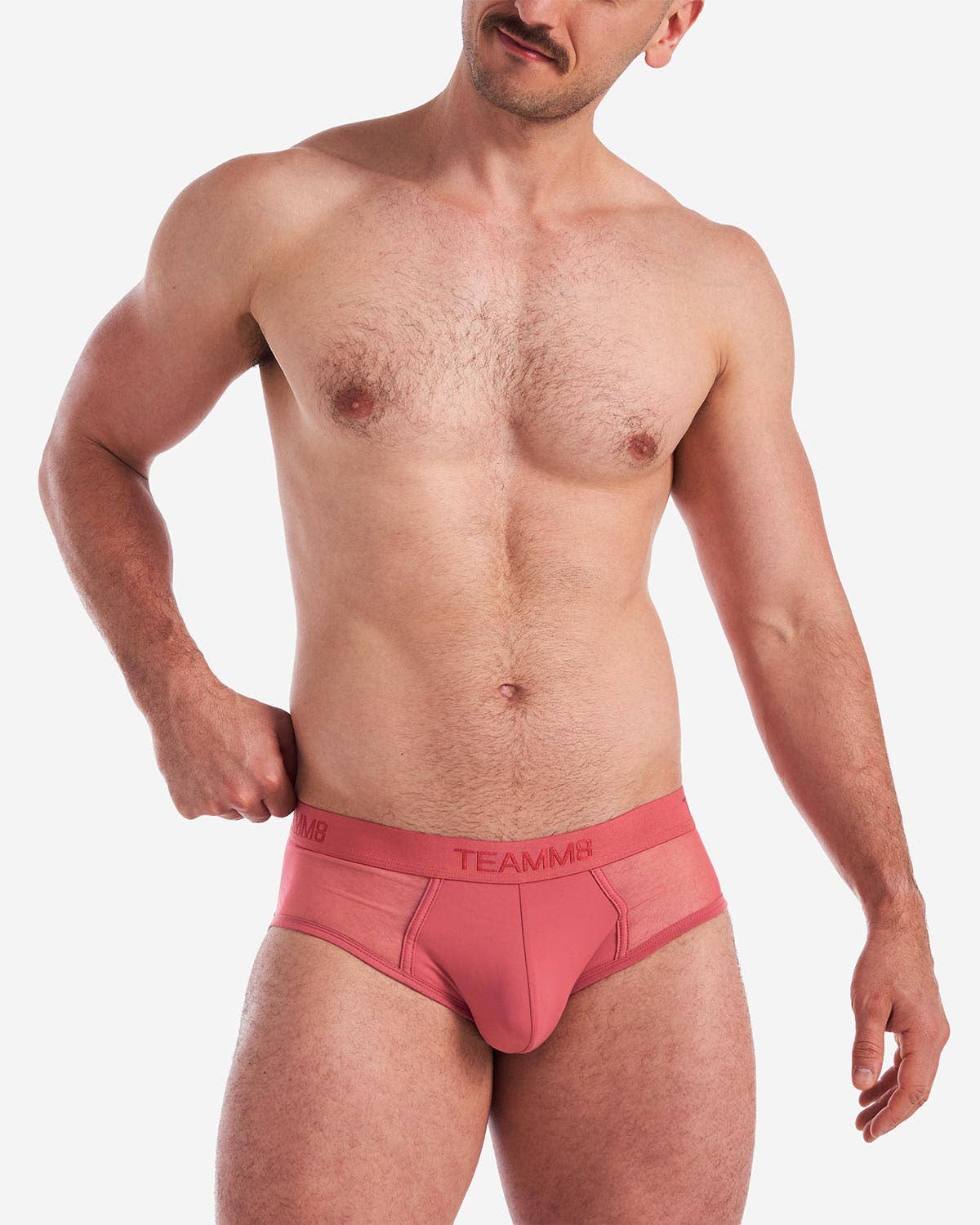 TEAMM8 - Score Sheer Brief - Baroque Rose